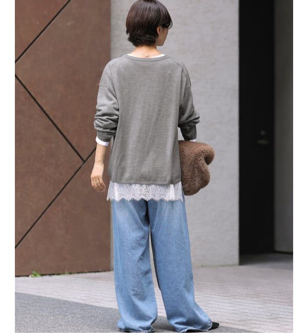 JOURNAL STANDARD relume「《予約》［2枚セット］3WAYレースヘムレイヤードプルオーバー」|ニット・セーター|