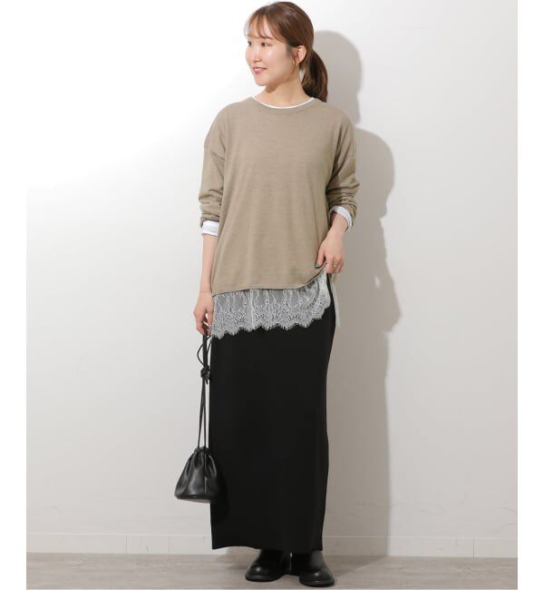 JOURNAL STANDARD relume「《予約》［2枚セット］3WAYレースヘムレイヤードプルオーバー」|ニット・セーター|