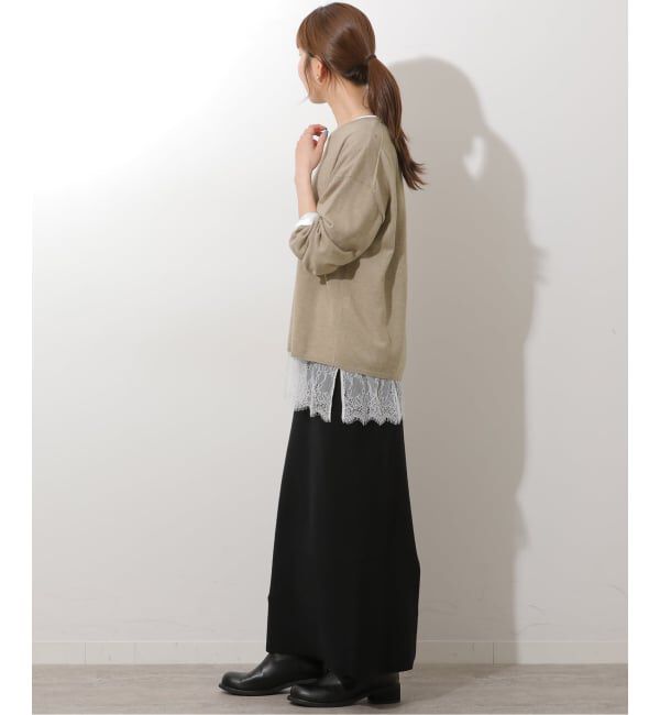 JOURNAL STANDARD relume「《予約》［2枚セット］3WAYレースヘムレイヤードプルオーバー」|ニット・セーター|
