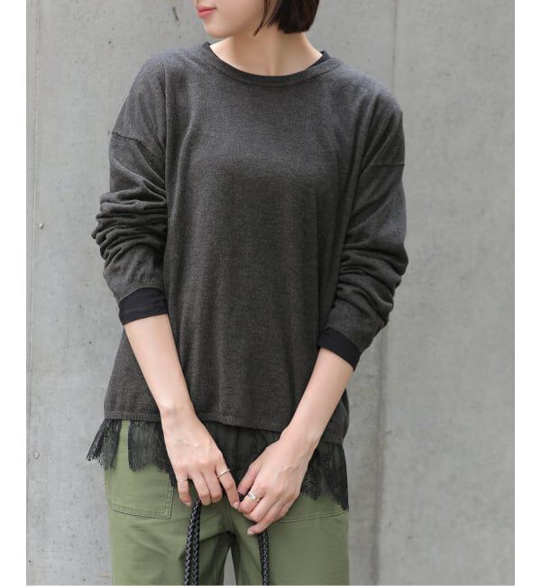 JOURNAL STANDARD relume「《予約》［2枚セット］3WAYレースヘムレイヤードプルオーバー」|ニット・セーター|