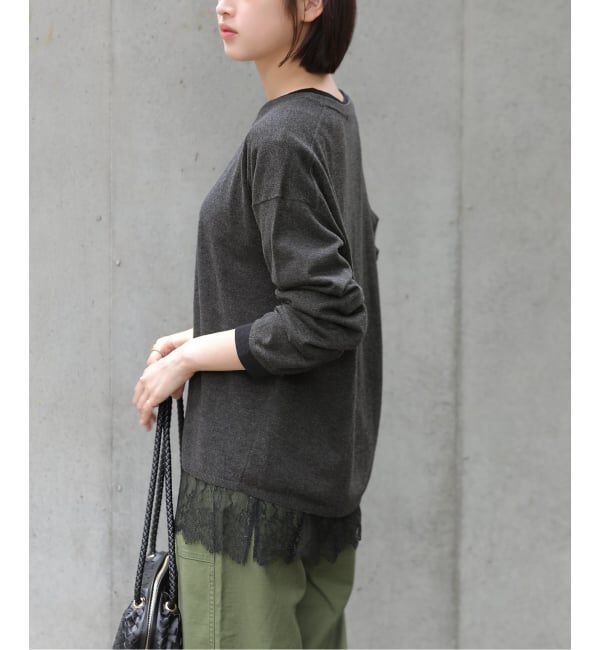 JOURNAL STANDARD relume「《予約》［2枚セット］3WAYレースヘムレイヤードプルオーバー」|ニット・セーター|
