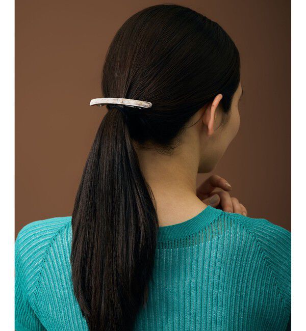 自由区「ウォーターバッファロー バレッタ」|ヘアバンド|
