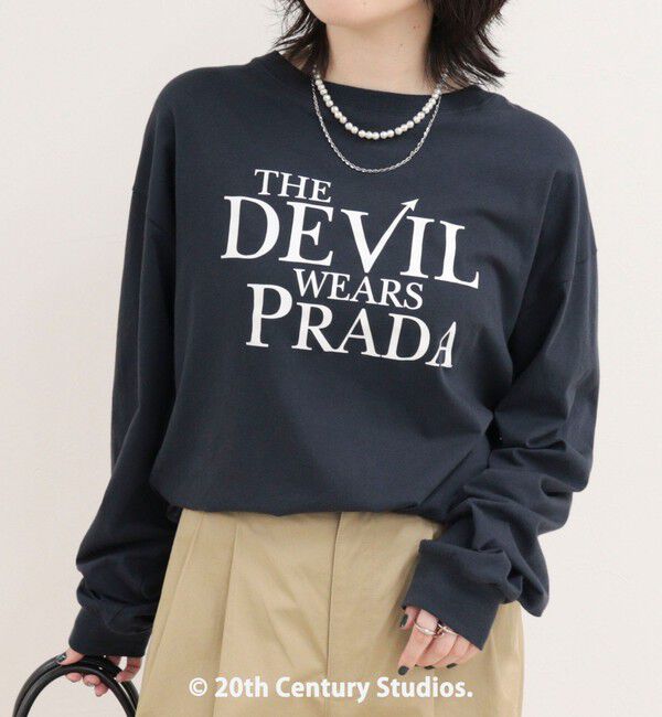 fredy emue「【GOOD ROCK SPEED/グッドロックスピード】THE DEVIL WEARS PRADAロンTシャツ」|Tシャツ・カットソー|ブラック