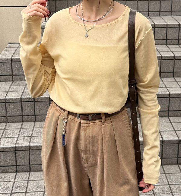  「【人気につき追加販売/接触冷感/吸水速乾】ベーシックシアーロンT」|Tシャツ・カットソー|