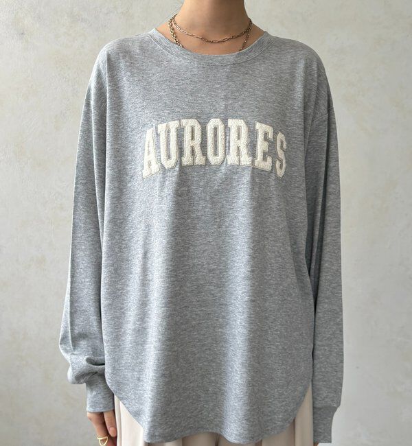  「AURORESサガラ刺繍ロゴロンTEE」|Tシャツ・カットソー|
