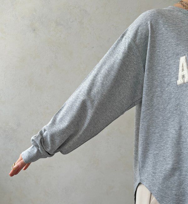  「AURORESサガラ刺繍ロゴロンTEE」|Tシャツ・カットソー|