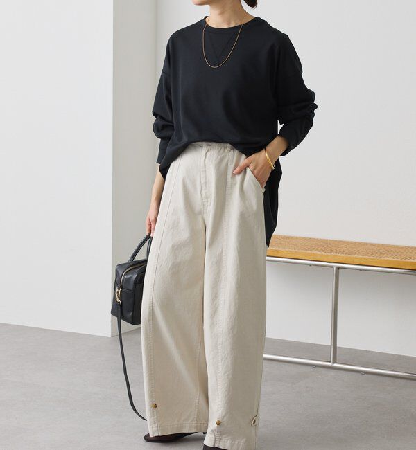  「ガーメントダイコットンツイルパンツ」|チノ|