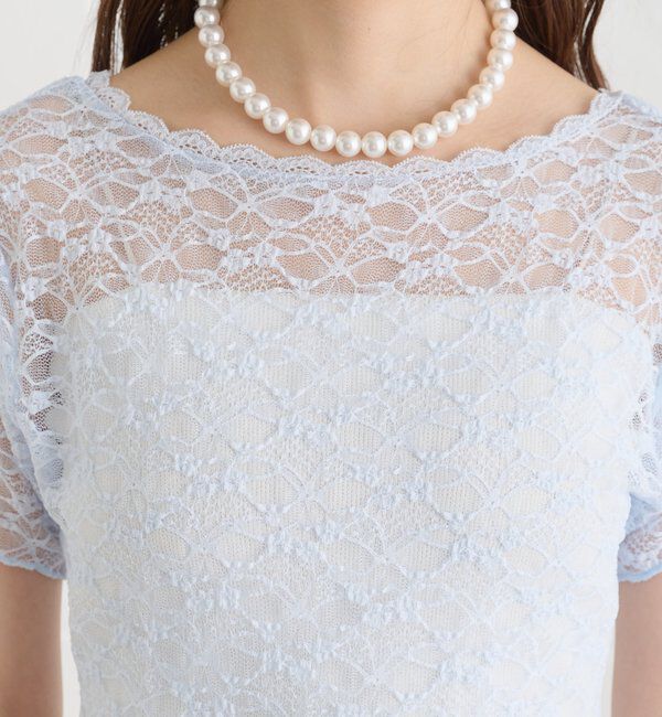  「レースメローフレンチT」|Tシャツ・カットソー|