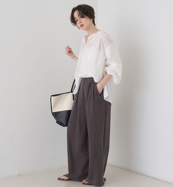 Rouge vif「【一部店舗限定】バルーンスリーブシアーブラウス」|シャツ・ブラウス|