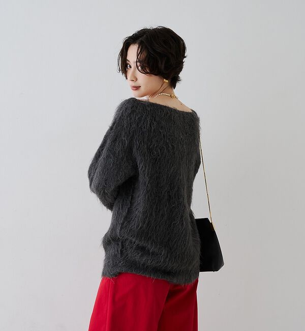 Rouge vif「モヘア混シャギーニットプルオーバー【予約】」|ニット・セーター|