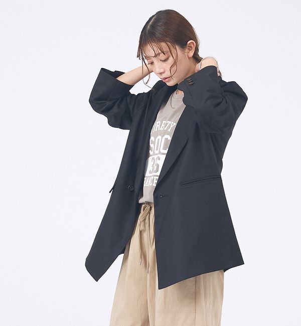 abahouse mavie「ライトメランジダブルジャケット」|その他|