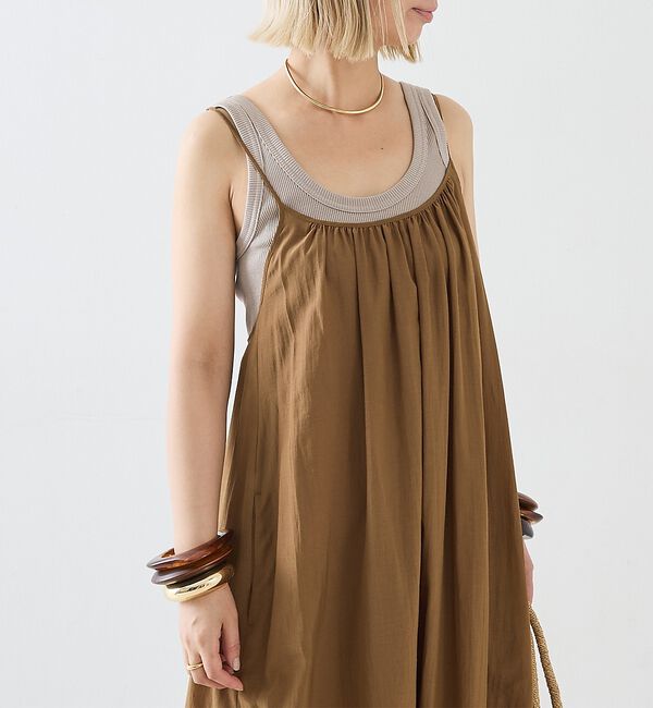 The Store by C' 「【COCUCA】ギャザーキャミドレス」|ワンピース|
