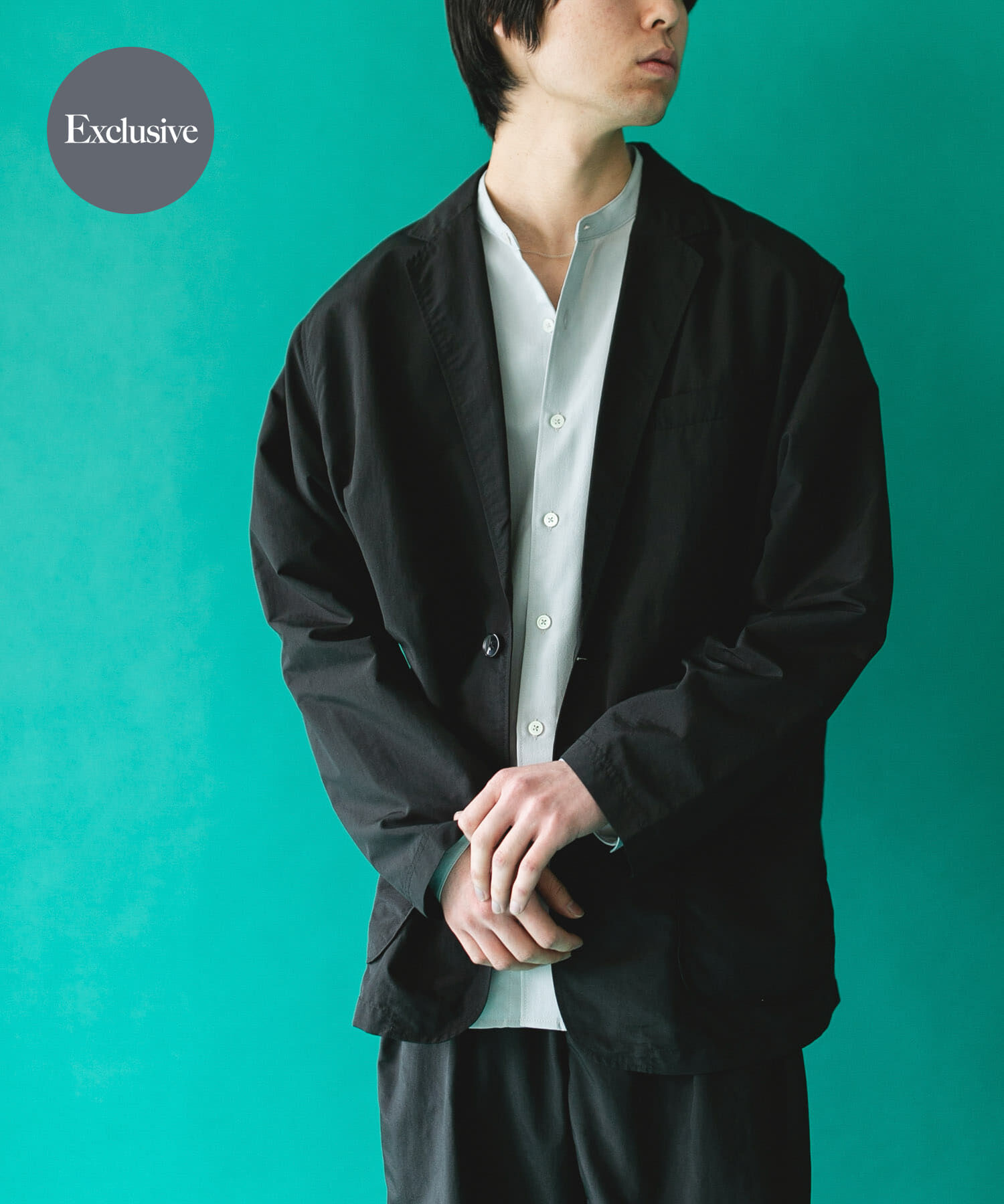 URBAN RESEARCH DOORS「『別注』BURLAP OUTFITTER&times;DOORS　SUPPLEX NYLON 2B JACKET」|その他|ブラック