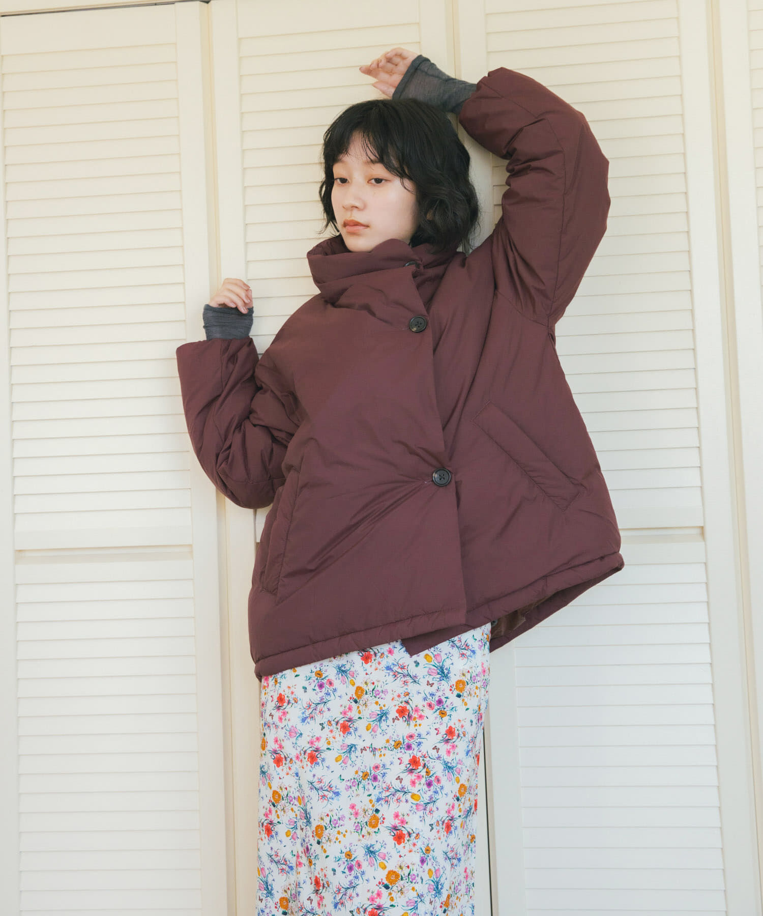 URBAN RESEARCH DOORS「『別注』NANGA&times;DOORS　STANDCOLLAR DOWN JACKET」|ダウン|