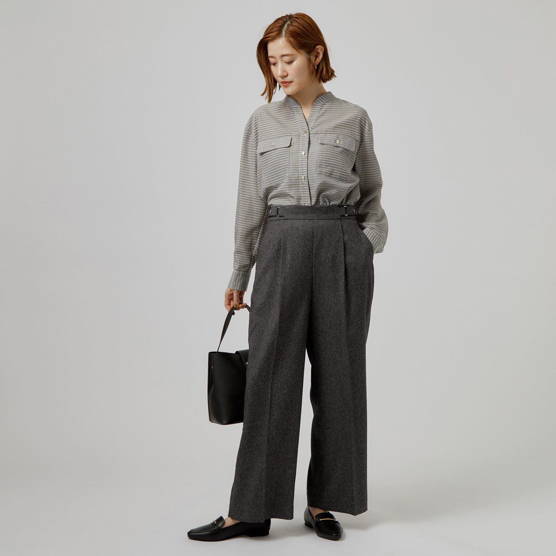 grove「ネップツイードワイドパンツ」|その他|