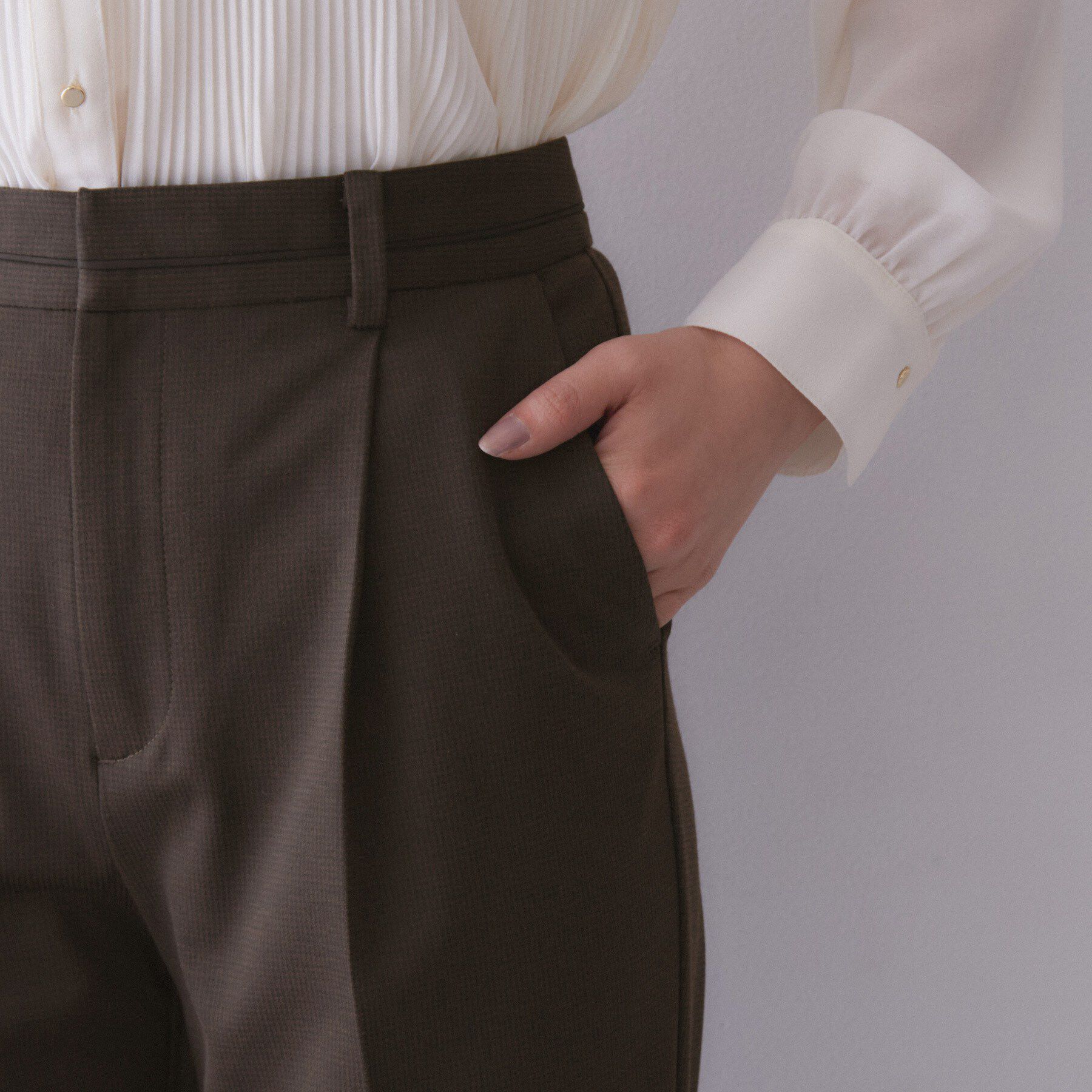 index「【XS-3Lサイズ】ストレッチテーパードパンツ《洗濯機OK／イージーアイロン》」|その他|
