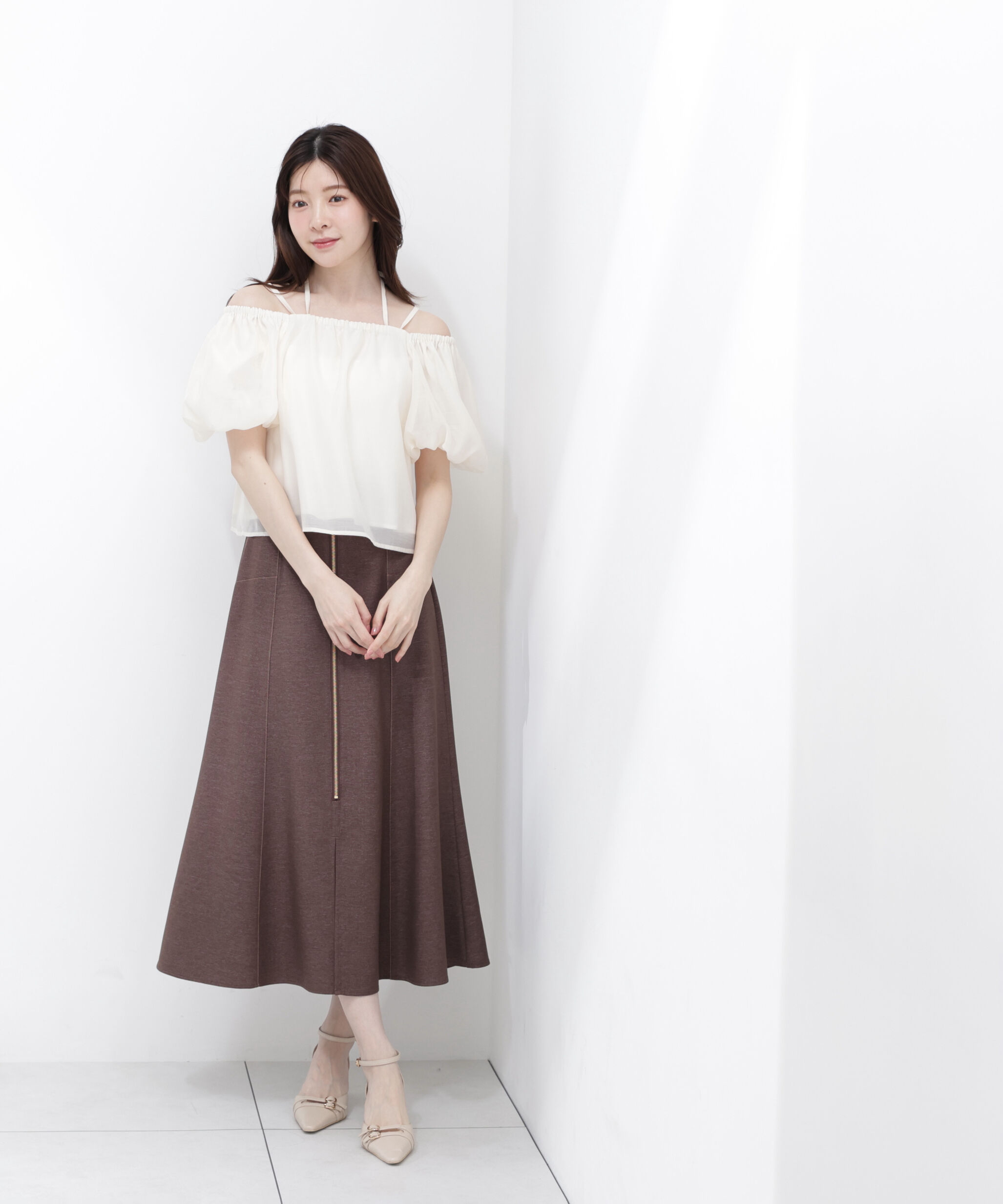 PROPORTION BODY DRESSING「シアーバルーンブラウス」|シャツ・ブラウス|