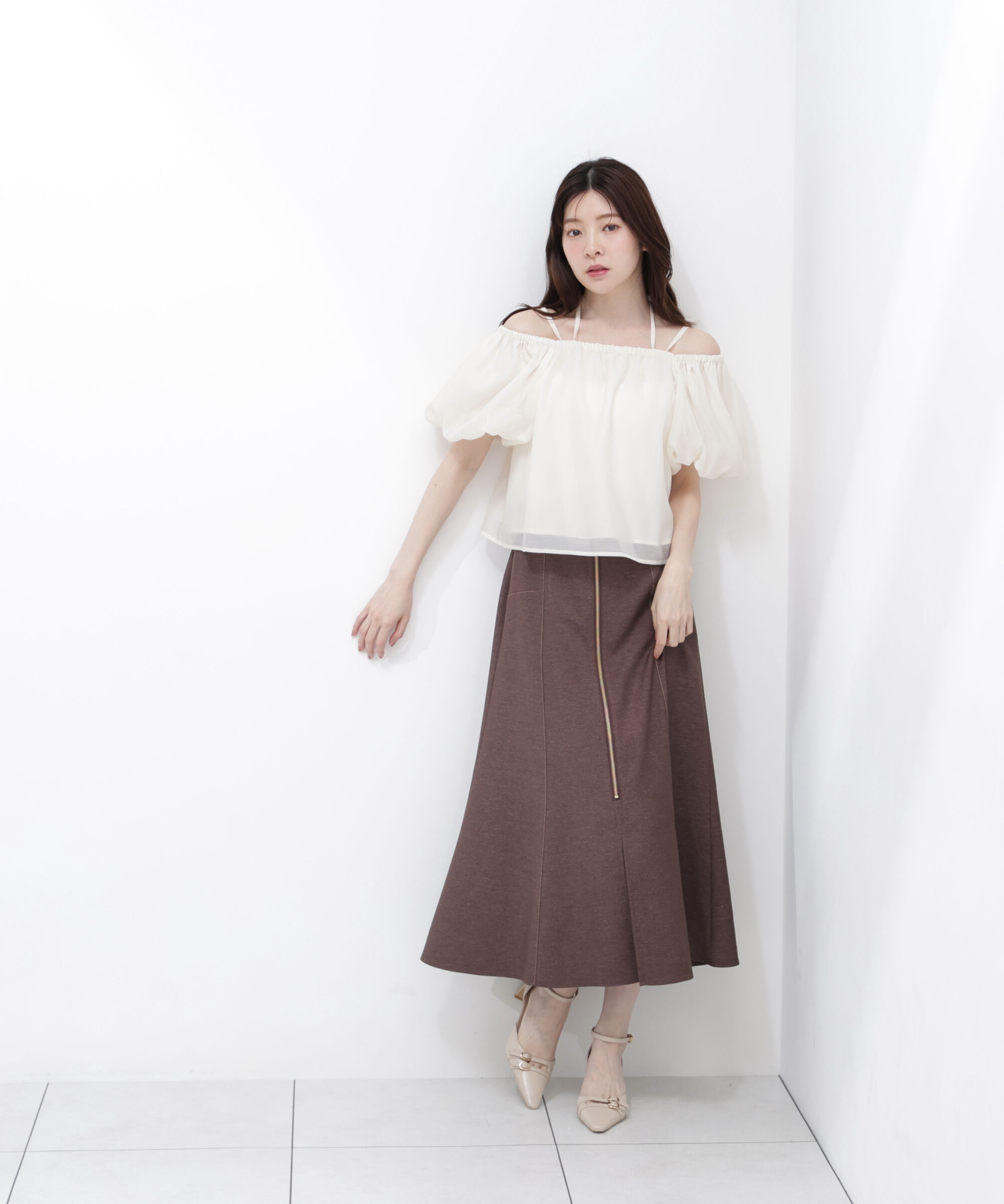 PROPORTION BODY DRESSING「シアーバルーンブラウス」|シャツ・ブラウス|