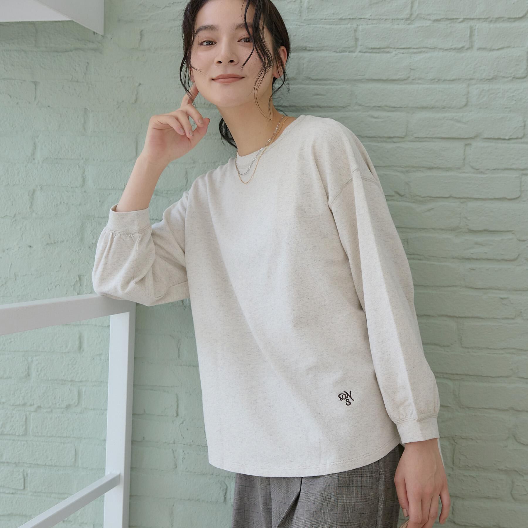 Dessin「バックヘンリーカットソー長袖」|Tシャツ・カットソー|