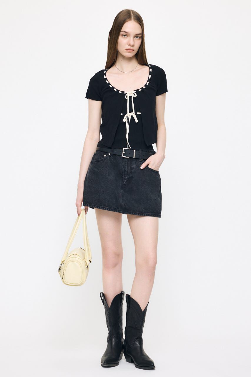 MOUSSY「STITCH DETAIL CD & キャミ」|ニット・セーター|