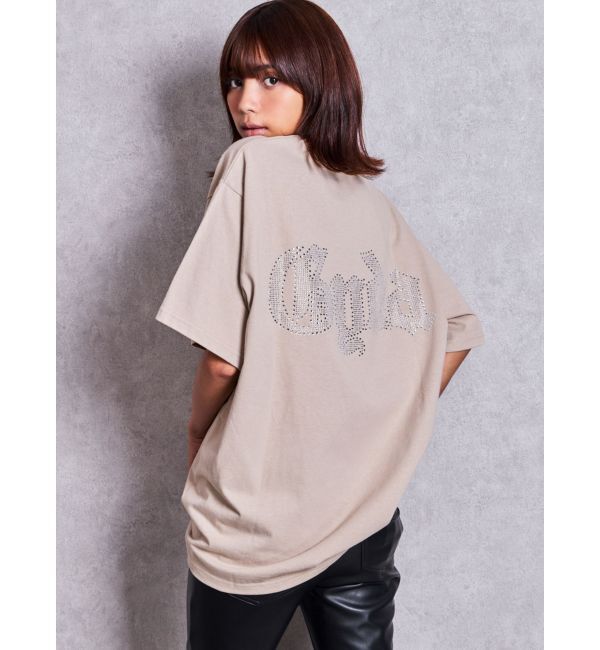 GYDA「GD BACK GYDA BIG Tシャツ」|Tシャツ・カットソー|ベージュ
