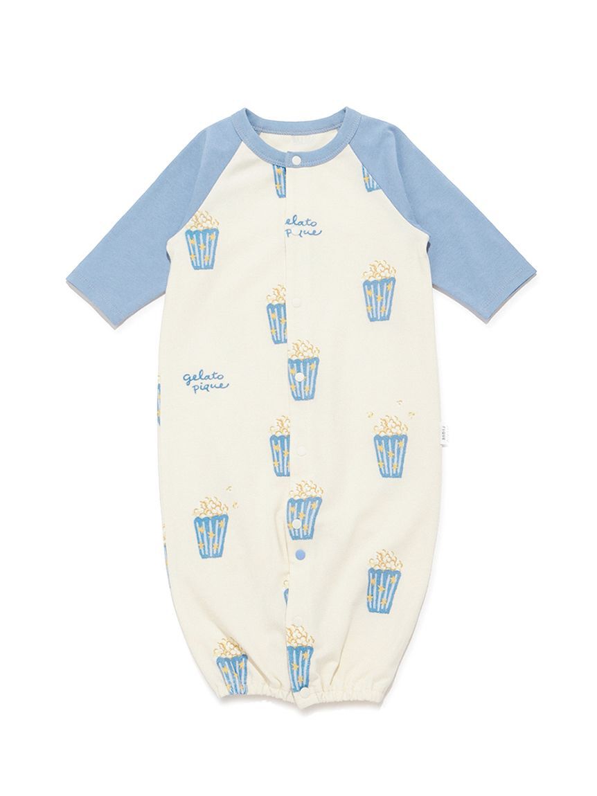 GELATO PIQUE KIDS & BABY「【BABY】新生児ポップコーン柄2WAYオール」|ロンパース|