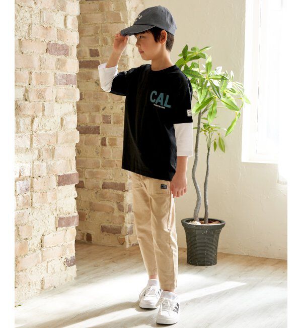 ikka kids「7分袖フェイクレイヤードT（120~160cm）」|Tシャツ・カットソー|