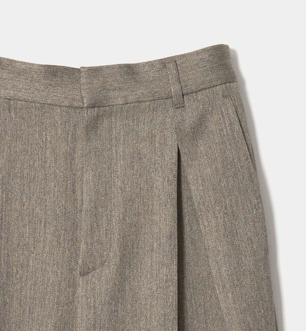 BEAUTY&YOUTH UNITED ARROWS「ツイードライク レイヤータック ワイドパンツ ウォッシャブル」|その他|