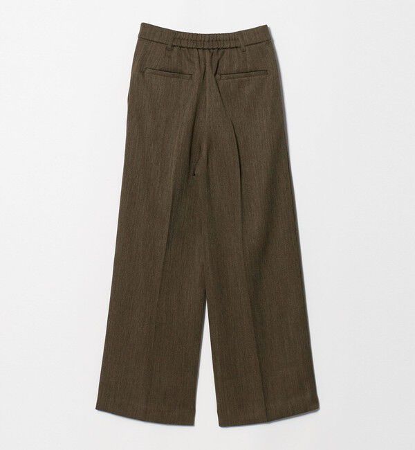BEAUTY&YOUTH UNITED ARROWS「ツイードライク レイヤータック ワイドパンツ ウォッシャブル」|その他|