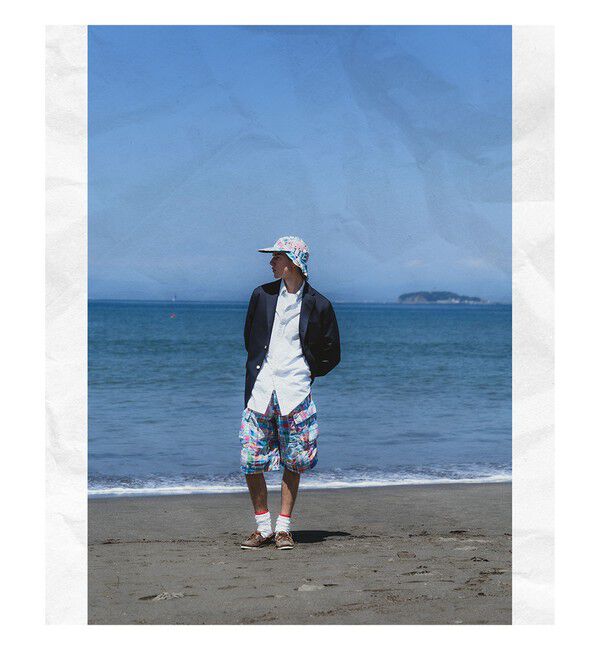 BEAMS PLUS「【別注】Quaker Marine Supply Co. / Neck flap swordfish  Patchwork Madras」|その他|