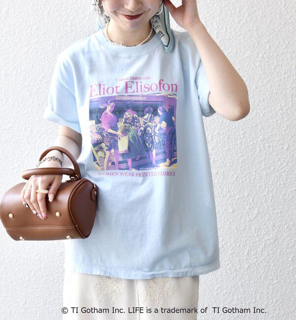 SHIPS any「GOOD ROCK SPEED:〈洗濯機可能〉LPC ロゴ フォト プリント TEE」|Tシャツ・カットソー|