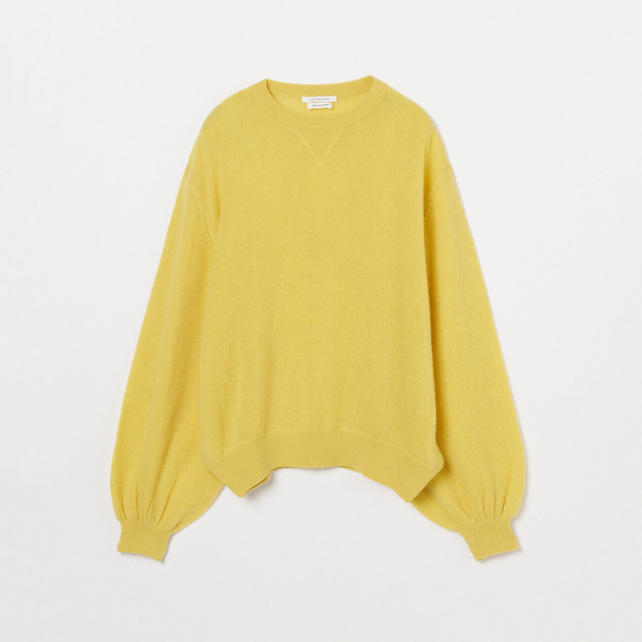  「Couture d' Adam ARABIAN SLEEVE CASHMERE PULLOVER」|Tシャツ・カットソー|イエロー