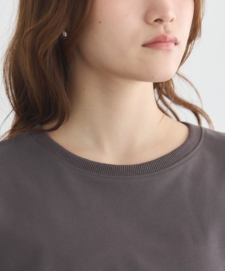 earth music&ecology「レースコンビミニ裏毛プルオーバー」|Tシャツ・カットソー|