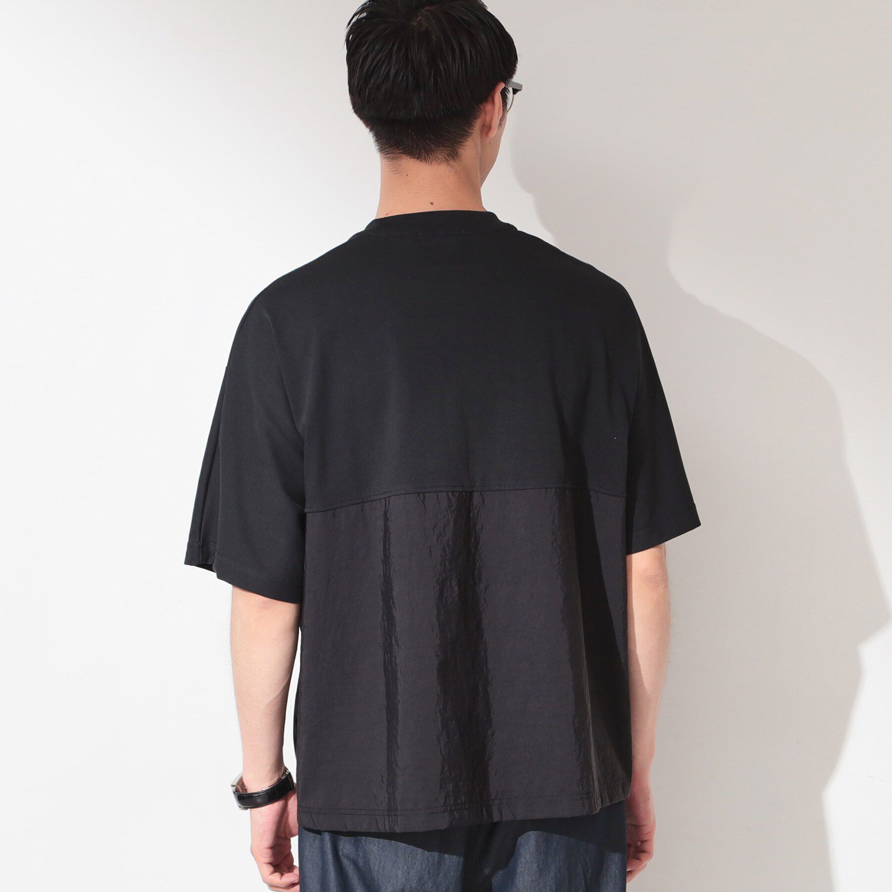 THE SHOP TK「【ゆったりシルエット】前後切り替え 半袖Tシャツ」|Tシャツ・カットソー|