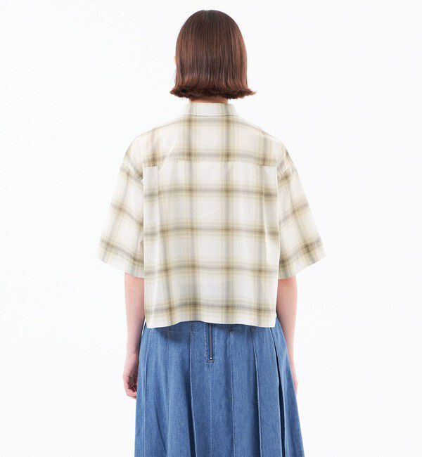 MACKINTOSH PHILOSOPHY「チェックボイルハーフスリーブシャツ」|シャツ・ブラウス|
