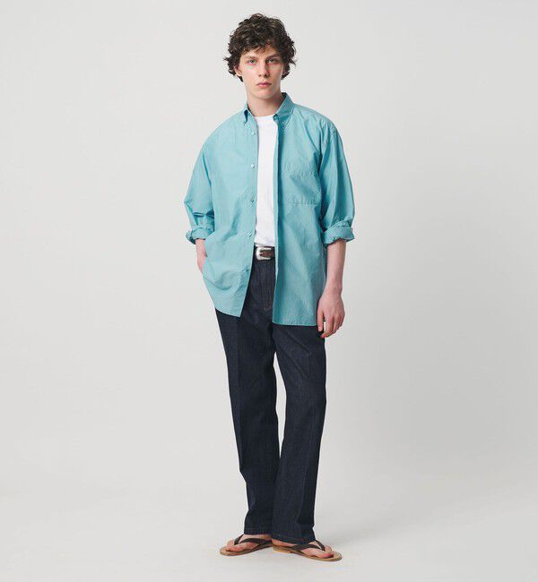 UNITED ARROWS「ヨネザワ シルクポプリン ボタンダウン シャツ「 SLOW &　」」|シャツ・ブラウス|