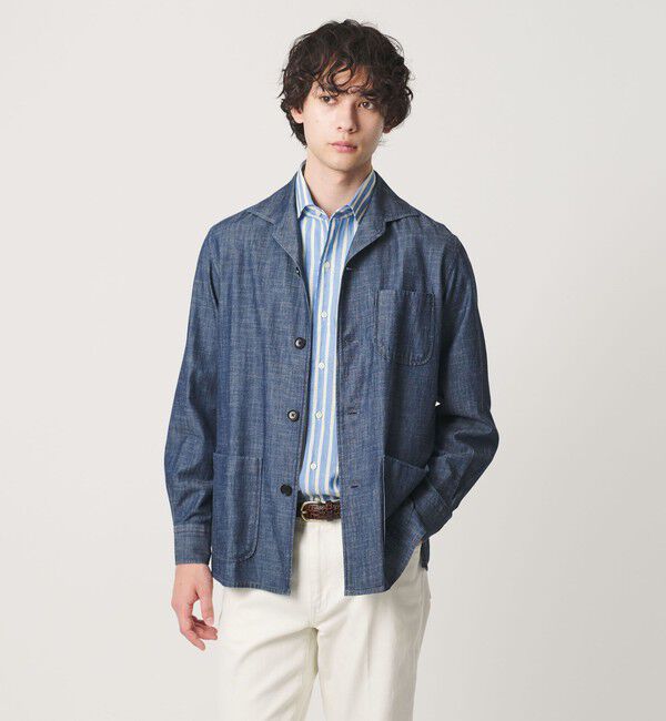 UNITED ARROWS「＜GUY ROVER＞ ストライプ シャツ」|シャツ・ブラウス|