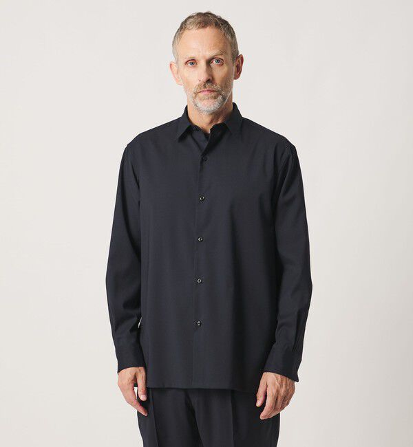 UNITED ARROWS「＜SOVEREIGN＞レギュラーカラー シャツ」|シャツ・ブラウス|NAVY