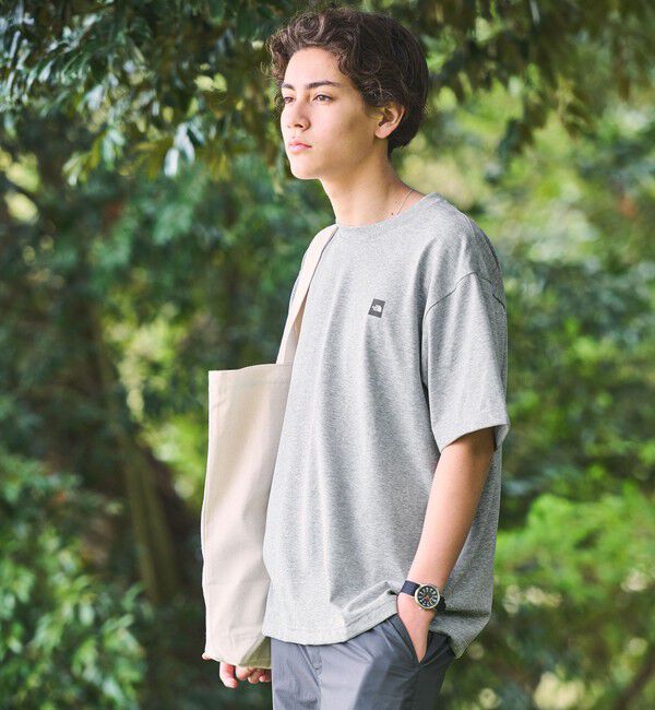 UNITED ARROWS green label relaxing「【WEB限定】＜THE NORTH FACE＞ スモールボックス 半袖  ロゴTシャツ」|Tシャツ・カットソー|MD.GRAY