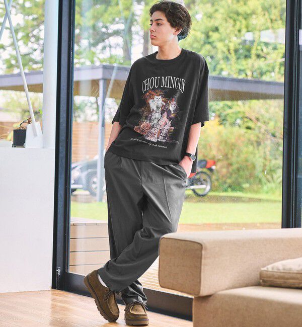 UNITED ARROWS green label relaxing「【WEB限定】＜GLR or＞キャット プリント 半袖 Tシャツ」|Tシャツ・カットソー|