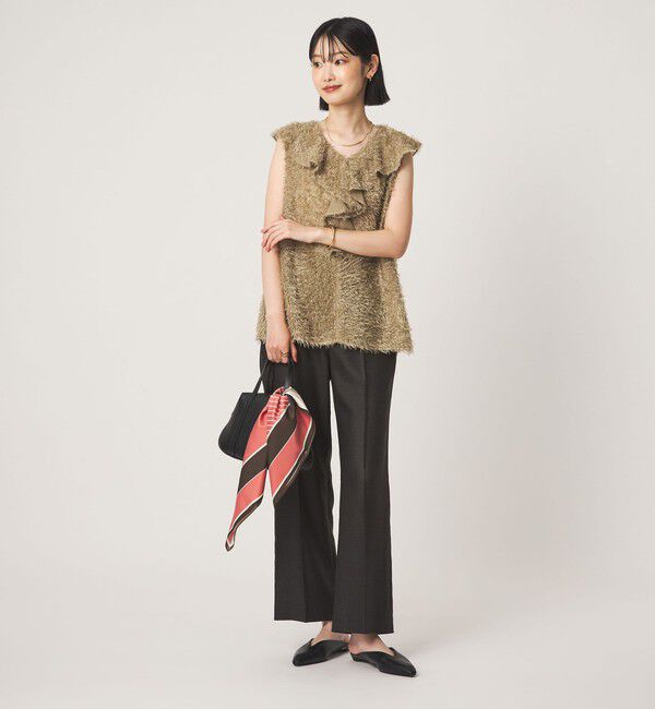 UNITED ARROWS green label relaxing「シアー ジャガード ノースリーブ ブラウス」|シャツ・ブラウス|