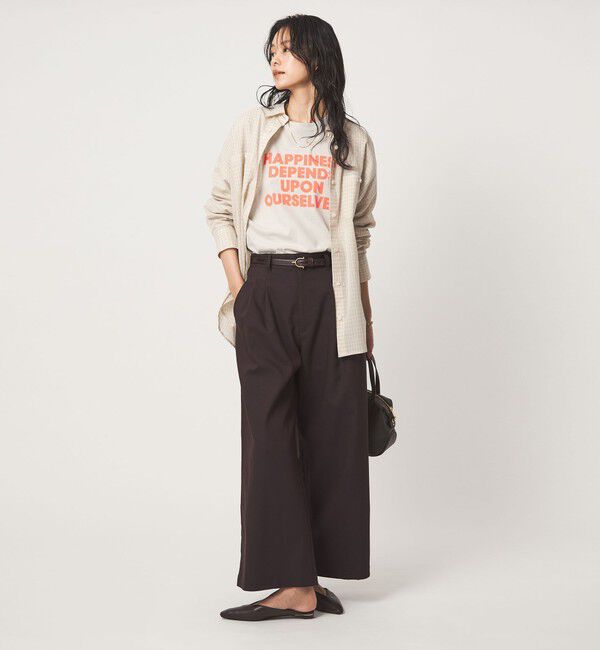UNITED ARROWS green label relaxing「［size SHORTあり］シアー チェック シャツ」|シャツ・ブラウス|