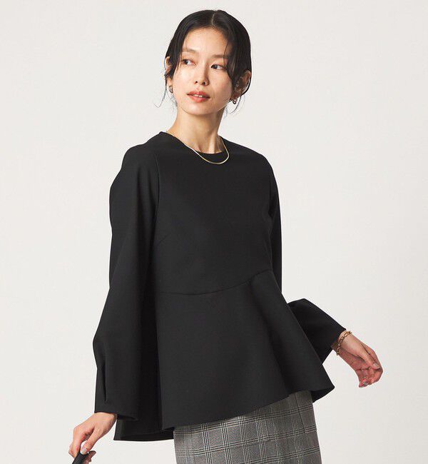 UNITED ARROWS green label relaxing「ライト ダブルクロス ブラウス ウォッシャブル ストレッチ」|シャツ・ブラウス|
