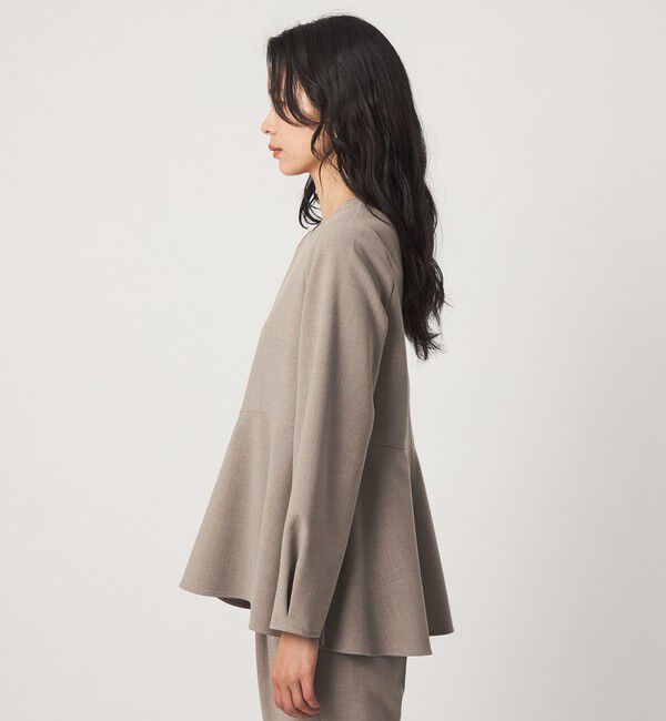UNITED ARROWS green label relaxing「ライト ダブルクロス ブラウス ウォッシャブル ストレッチ」|シャツ・ブラウス|