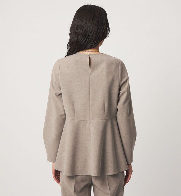 UNITED ARROWS green label relaxing「ライト ダブルクロス ブラウス ウォッシャブル ストレッチ」|シャツ・ブラウス|