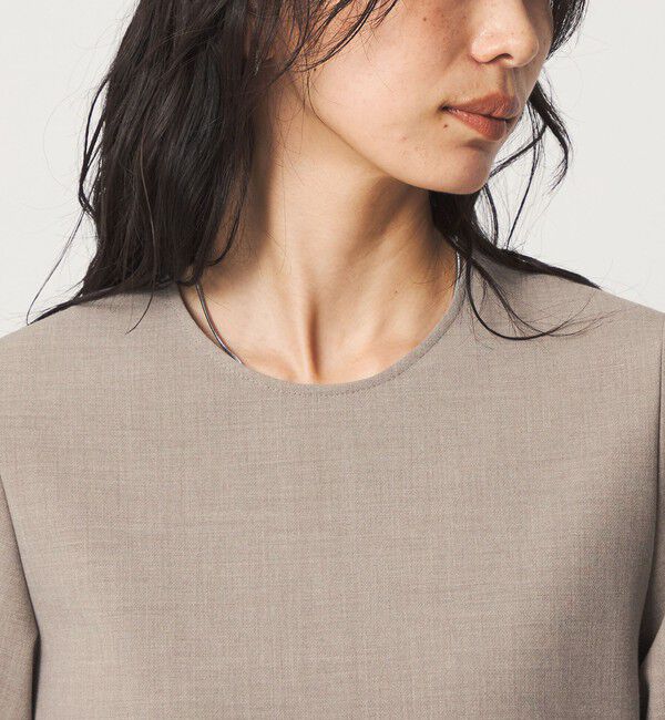 UNITED ARROWS green label relaxing「ライト ダブルクロス ブラウス ウォッシャブル ストレッチ」|シャツ・ブラウス|