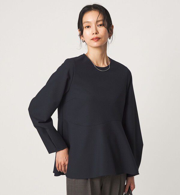 UNITED ARROWS green label relaxing「ライト ダブルクロス ブラウス ウォッシャブル ストレッチ」|シャツ・ブラウス|