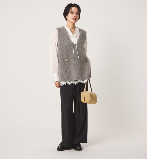 UNITED ARROWS green label relaxing「ヘアリー ニット ベスト」|ベスト・ジレ|