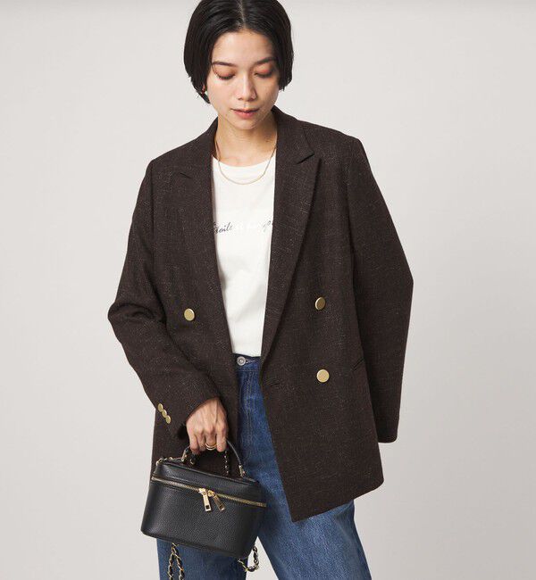 UNITED ARROWS green label relaxing「［size SHORTあり］スラブ ダブルジャケット」|テーラードジャケット|