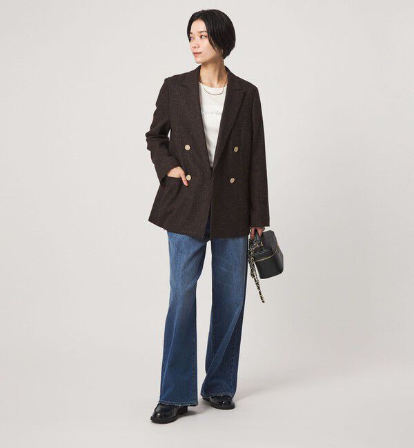UNITED ARROWS green label relaxing「［size SHORTあり］スラブ ダブルジャケット」|テーラードジャケット|